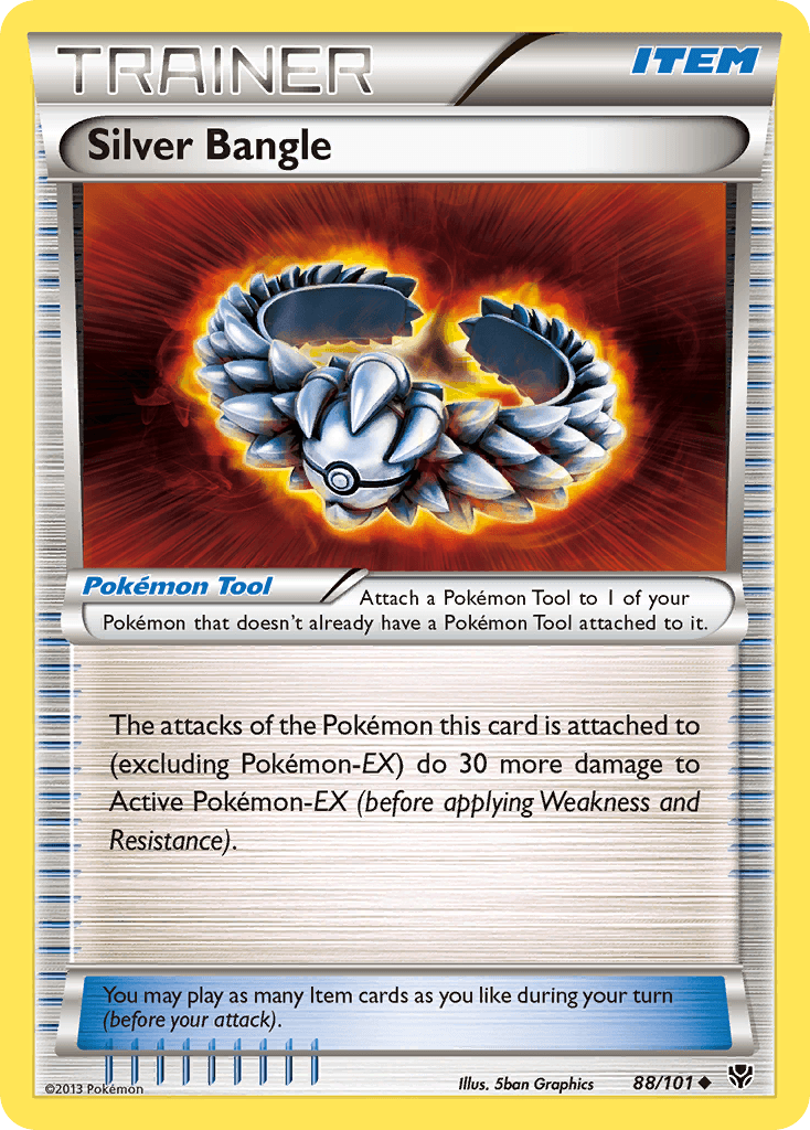 Silver Bangle — Plasma Blast Pokémon TCG card by 5ban Graphics