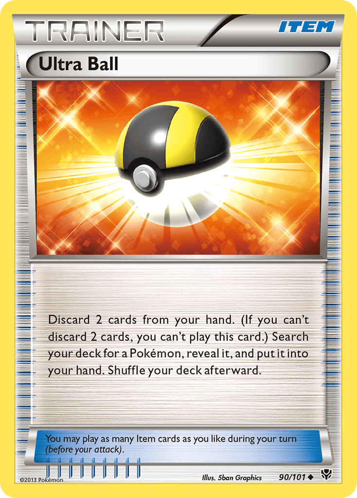 Ultra Ball — Plasma Blast Pokémon TCG card by 5ban Graphics