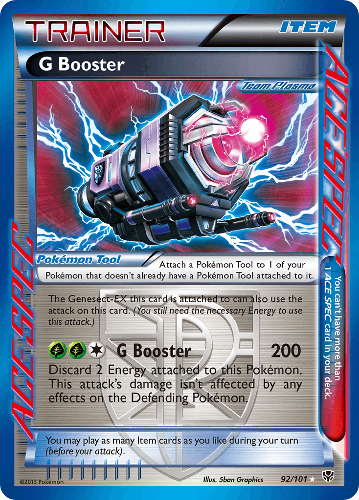 G Booster (Team Plasma) — Plasma Blast Pokémon TCG card by 5ban Graphics