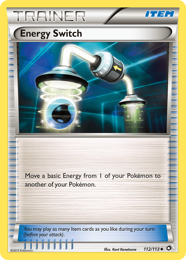Energy Switch — Legendary Treasures Pokémon TCG card by Kent Kanetsuna