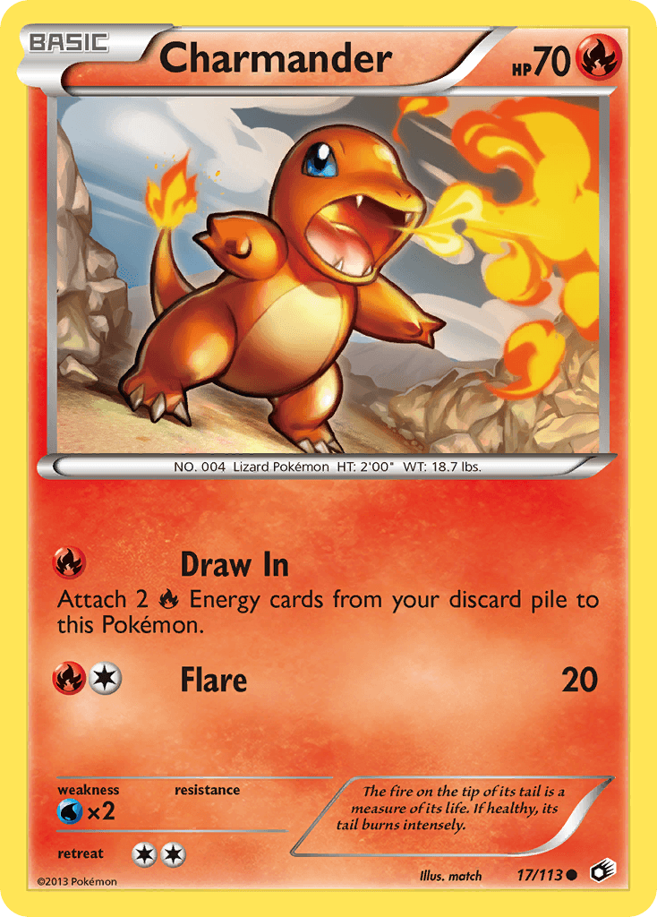 Charmander — Legendary Treasures Pokémon TCG card by match