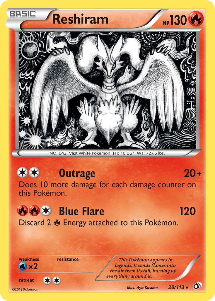 Reshiram — Pokémon TCG card