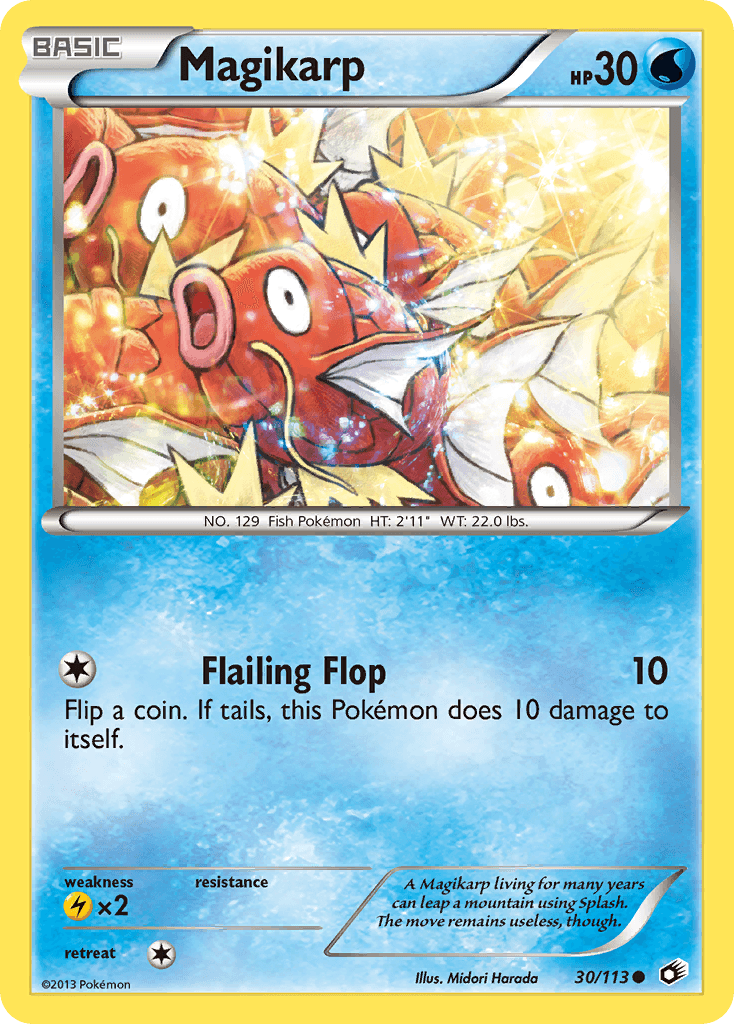 Magikarp — Legendary Treasures Pokémon TCG card by Midori Harada
