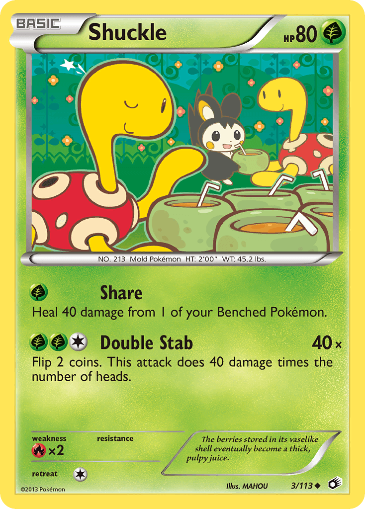 Shuckle — Legendary Treasures Pokémon TCG card by MAHOU