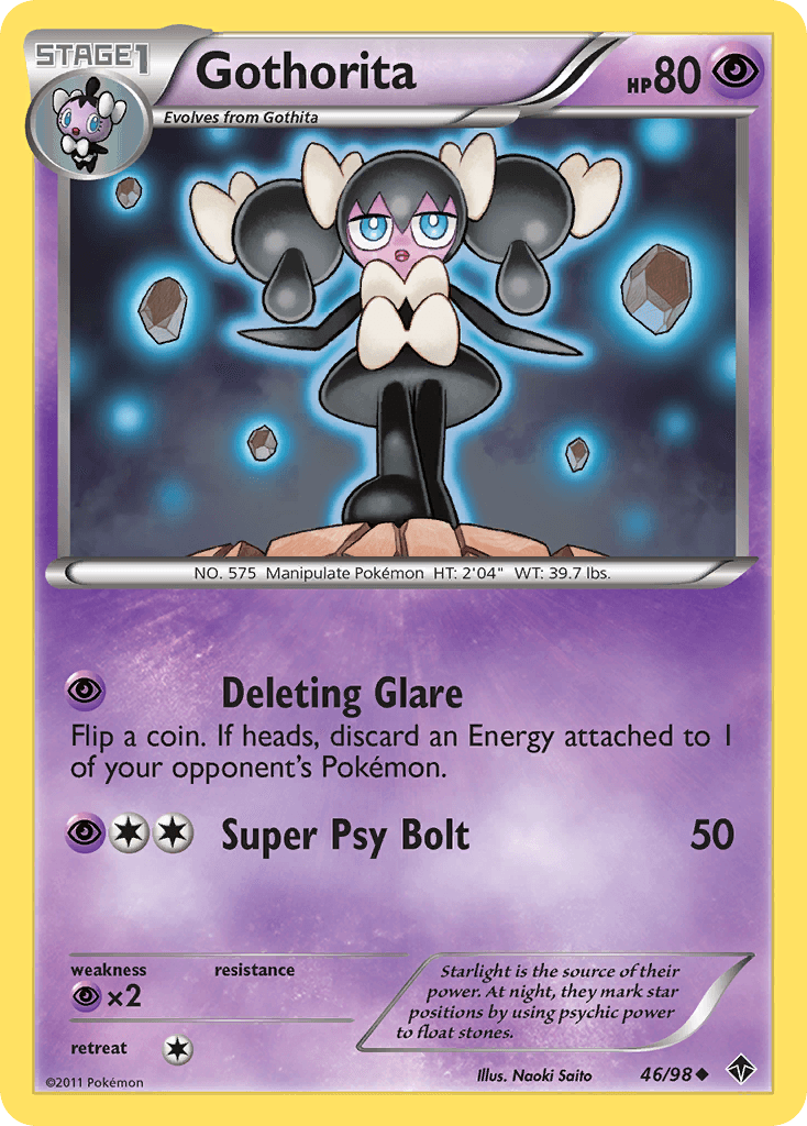 Gothorita (46) — Emerging Powers Pokémon TCG card by Nooki Saito