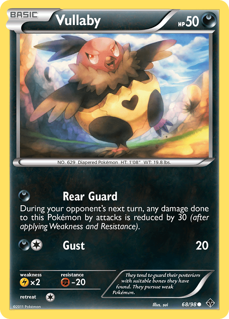 Vullaby — Emerging Powers Pokémon TCG card by sui