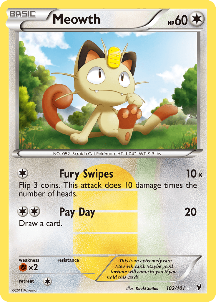 Meowth — Pokémon TCG card