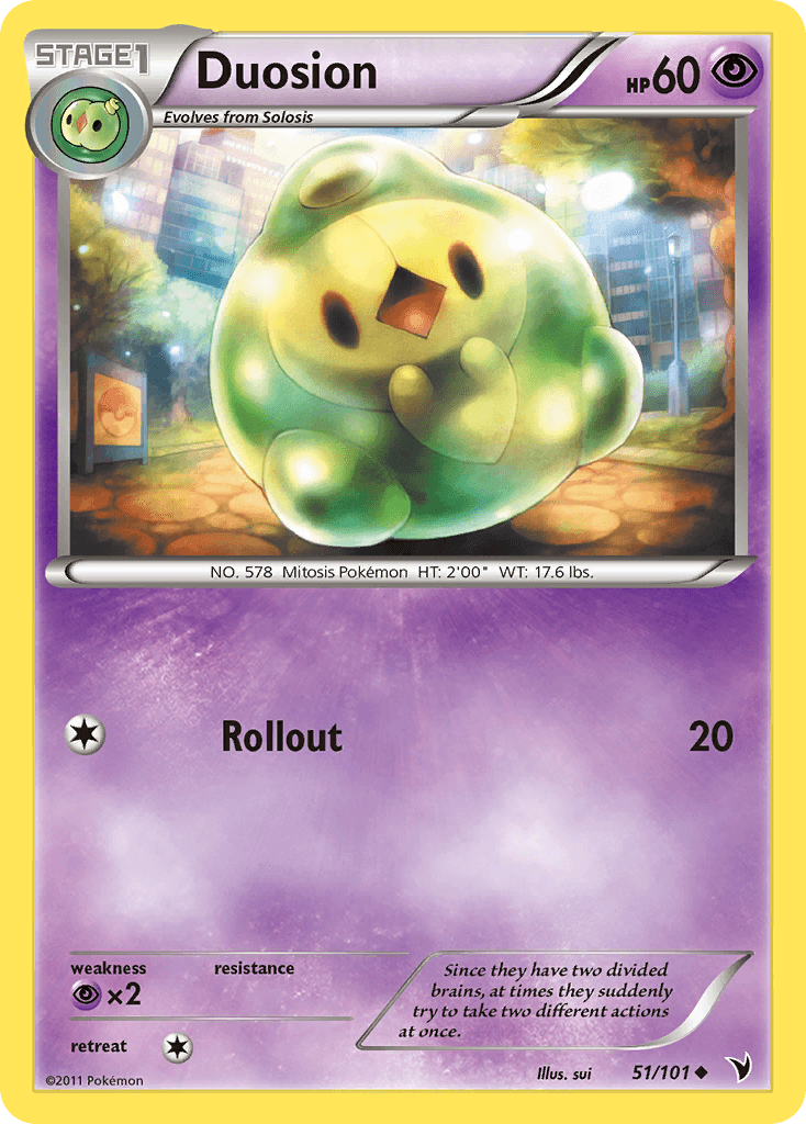 Duosion — Noble Victories Pokémon TCG card by sui