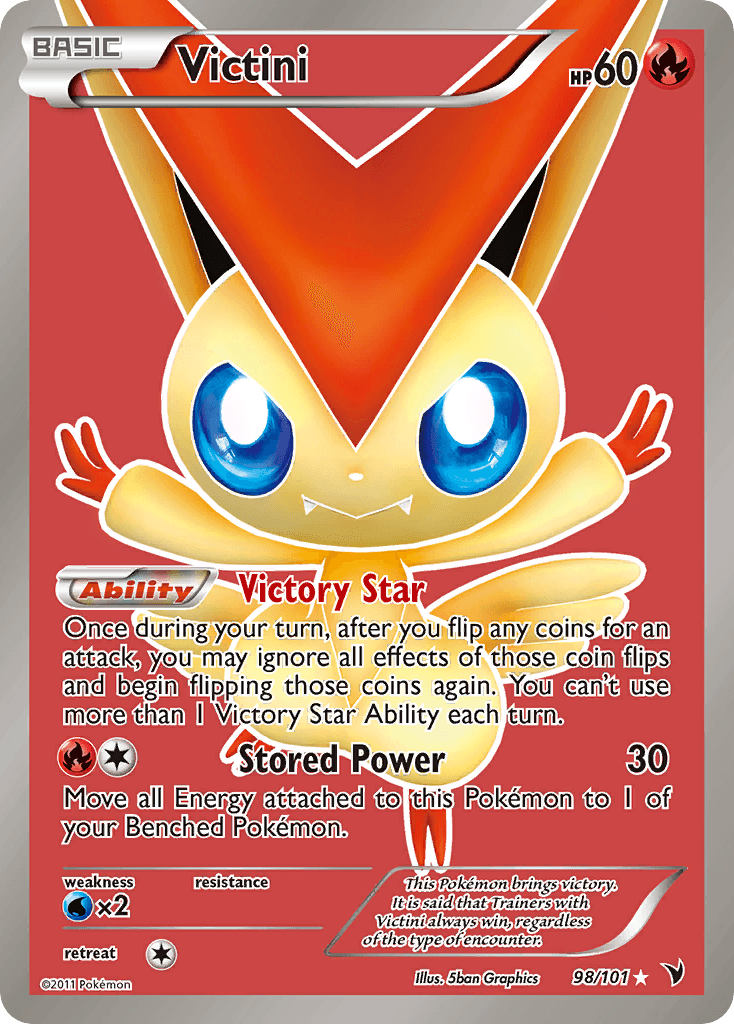 Victini (98 Full Art) — Pokémon TCG card