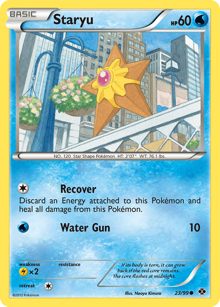 Staryu — Next Destinies Pokémon TCG card by Naoyo Kimura