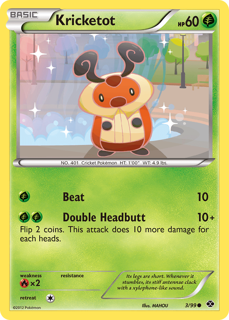 Kricketot — Next Destinies Pokémon TCG card by MAHOU