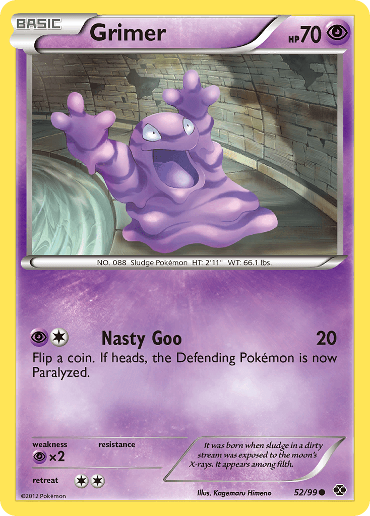 Grimer — Next Destinies Pokémon TCG card by Kagemaru Himeno
