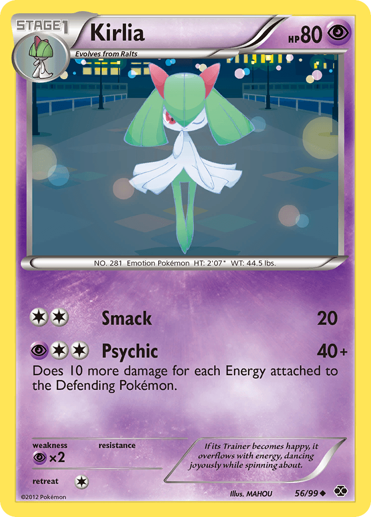 Kirlia — Next Destinies Pokémon TCG card by MAHOU