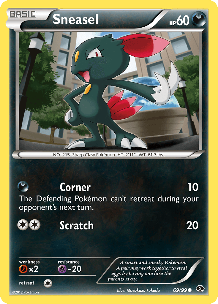 Sneasel — Next Destinies Pokémon TCG card by Masakazu Fukuda