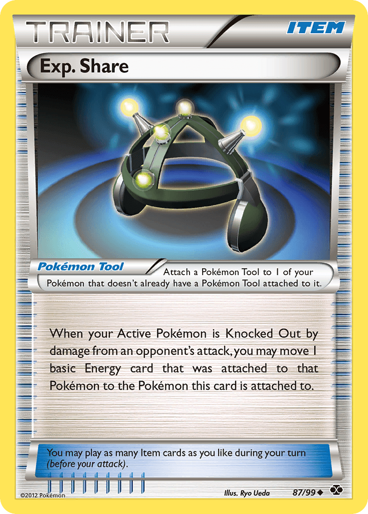 Exp. Share — Next Destinies Pokémon TCG card by Ryo Ueda