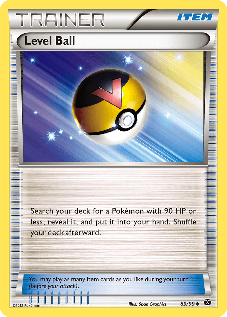 Level Ball — Next Destinies Pokémon TCG card by 5ban Graphics