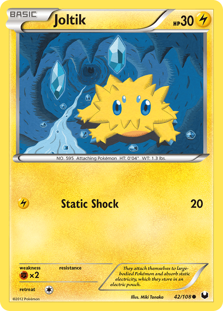 Joltik (42) — Dark Explorers Pokémon TCG card by Miki Tanaka
