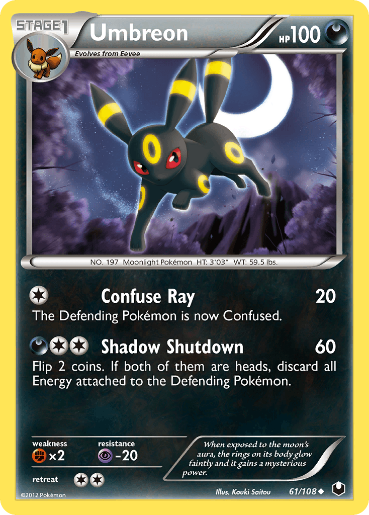 Umbreon (61) — Dark Explorers