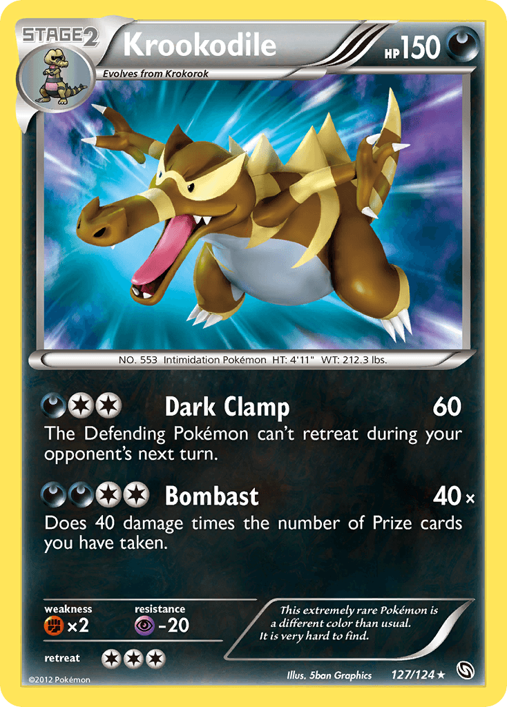 Krookodile — Pokémon TCG card