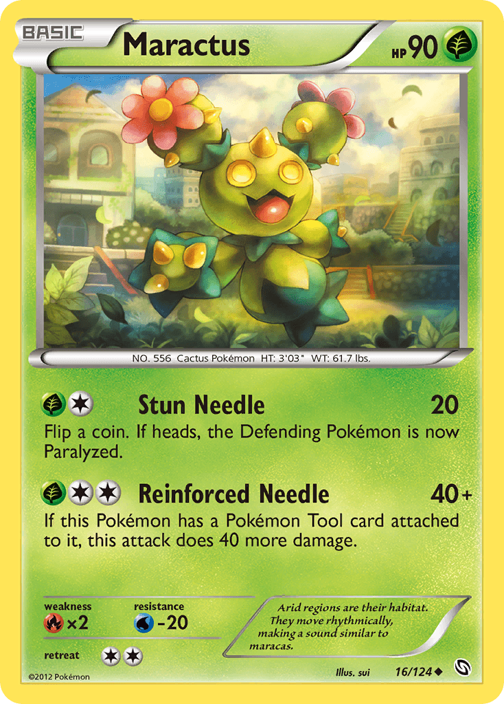 Maractus — Dragons Exalted Pokémon TCG card by sui