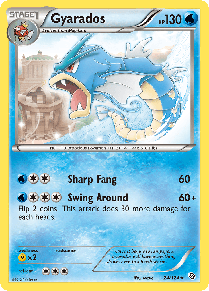 Gyarados — Dragons Exalted Pokémon TCG card by Mizue