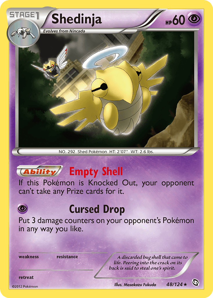 Shedinja — Dragons Exalted Pokémon TCG card by Masakazu Fukuda