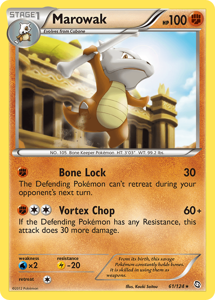 Marowak — Dragons Exalted Pokémon TCG card by Kouki Saitou