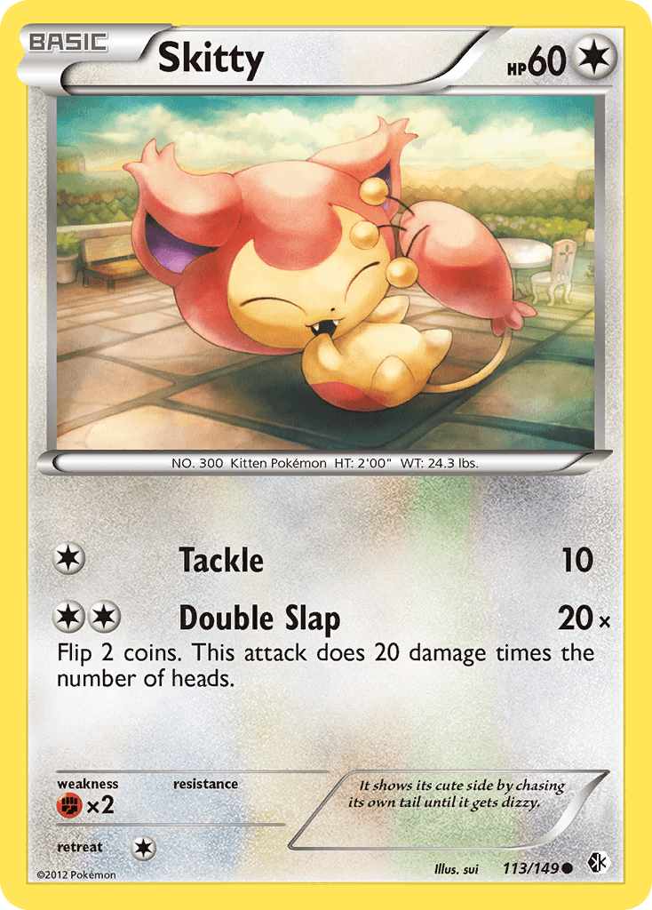 Skitty — Boundaries Crossed Pokémon TCG card by sui