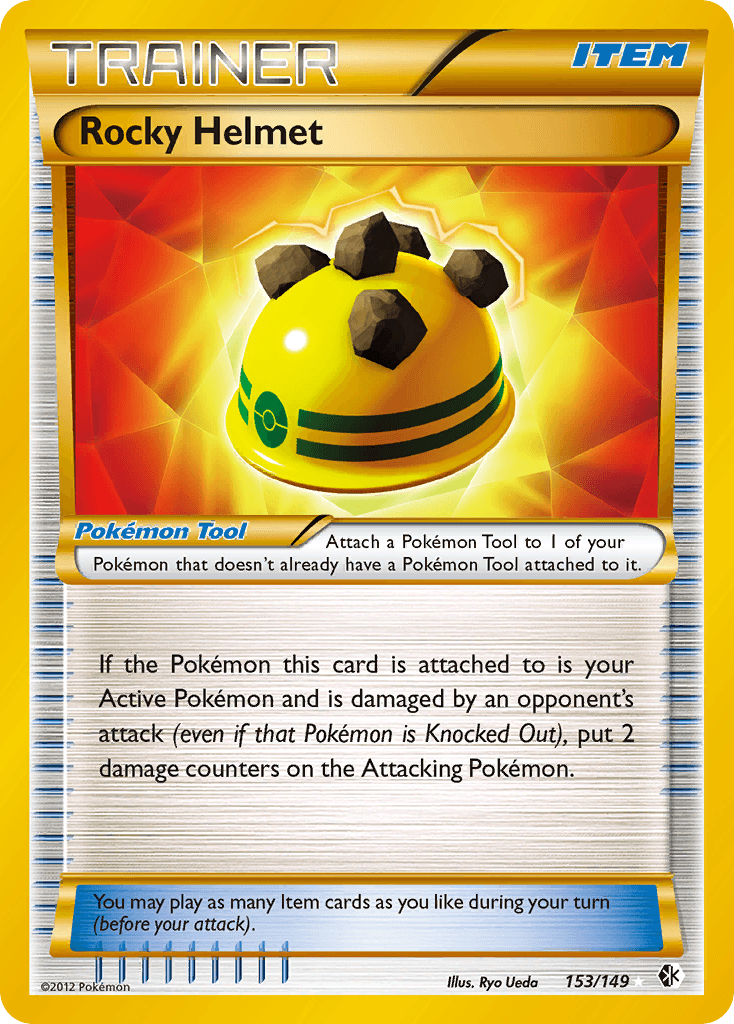 Rocky Helmet (Secret) — Boundaries Crossed Pokémon TCG card by Ryo Ueda
