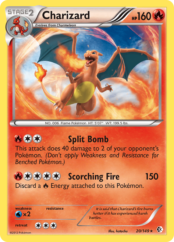 Charizard — Boundaries Crossed Pokémon TCG card by hatachu