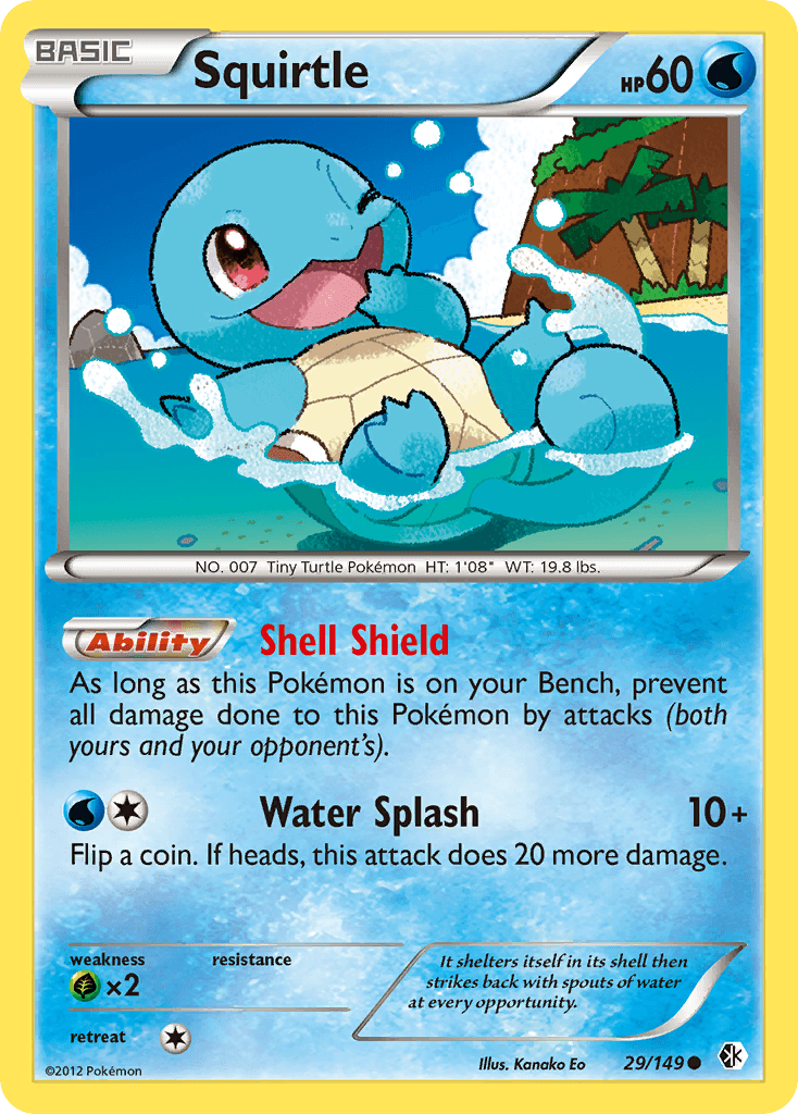Squirtle — Boundaries Crossed Pokémon TCG card by Kanako Eo