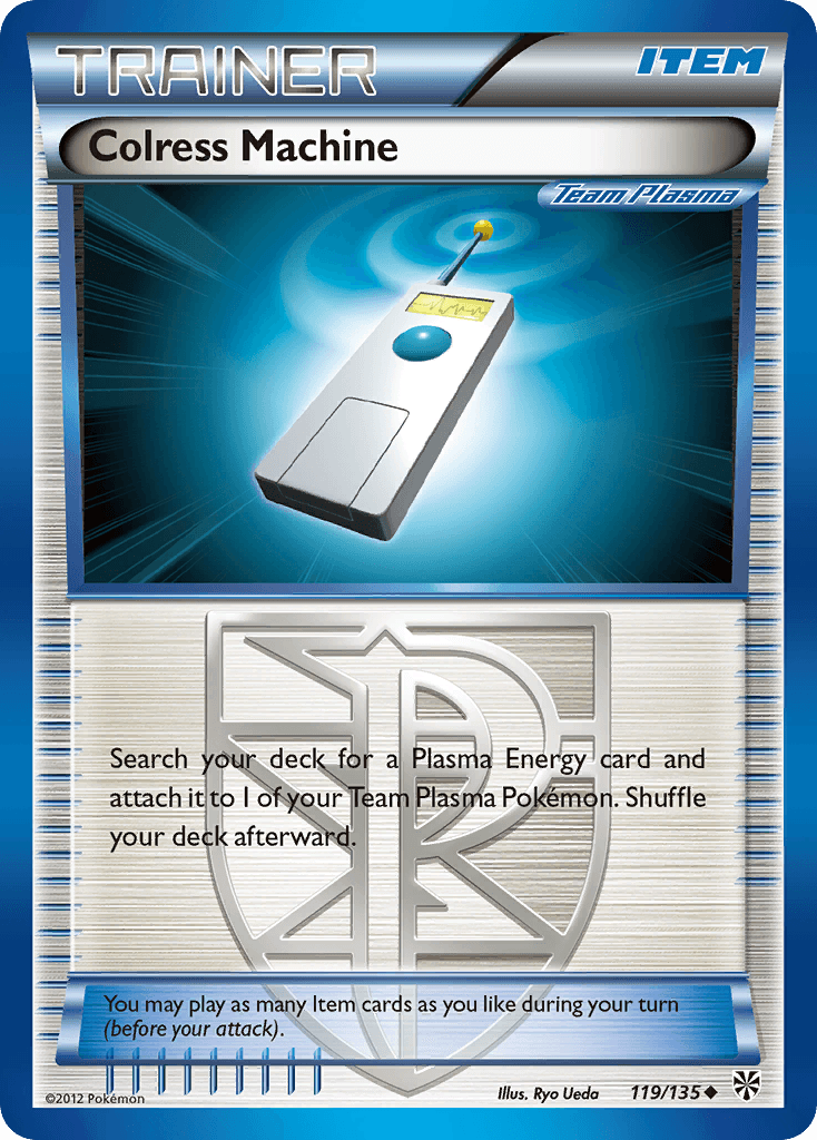 Colress Machine (Team Plasma) — Plasma Storm Pokémon TCG card by Ryo Ueda