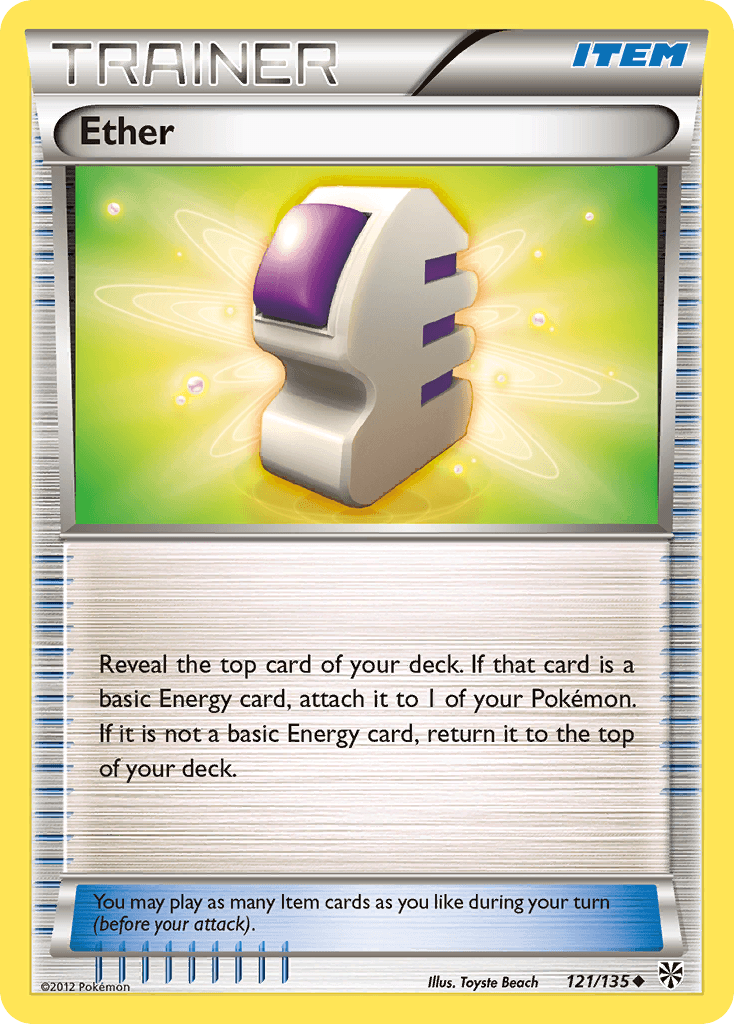 Ether — Plasma Storm Pokémon TCG card by Toyste Beach