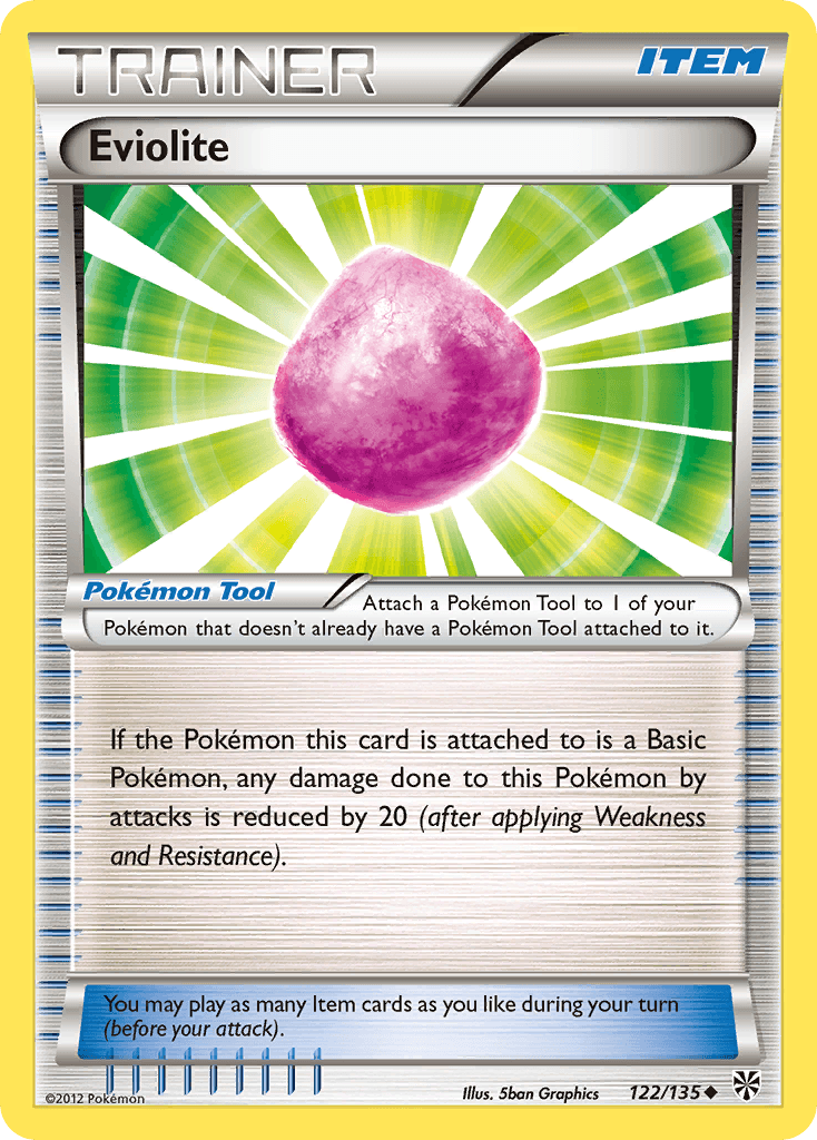 Eviolite — Plasma Storm Pokémon TCG card by 5ban Graphics
