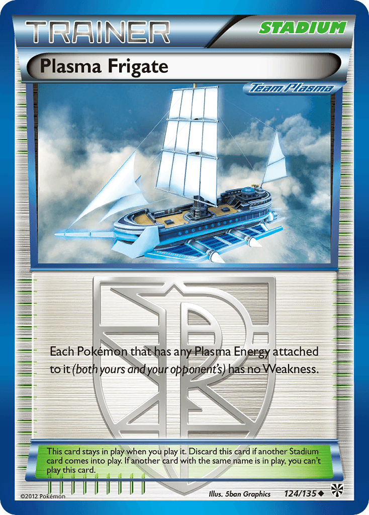 Plasma Frigate (Team Plasma) — Plasma Storm Pokémon TCG card by 5ban Graphics
