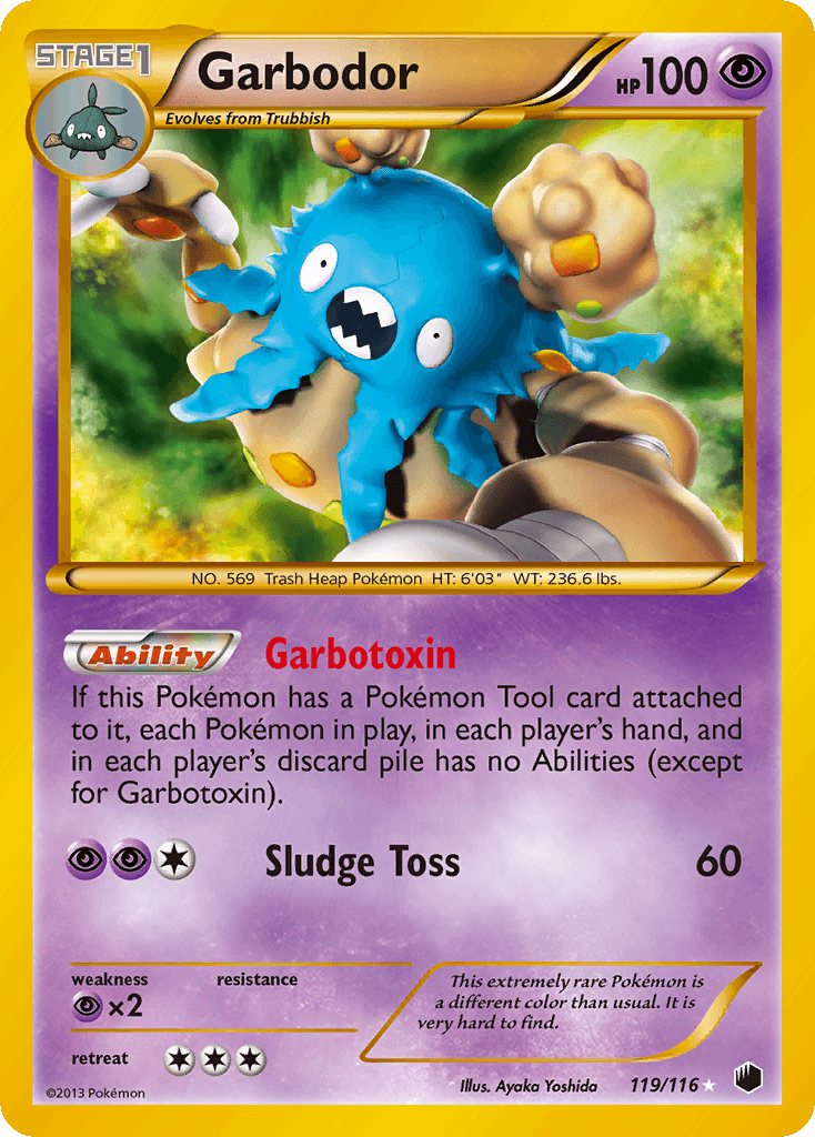 Garbodor (119 Secret Rare) — Pokémon TCG card
