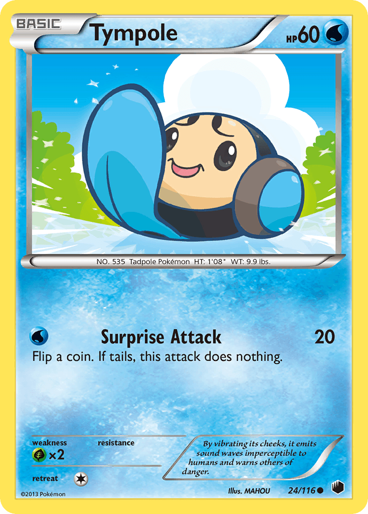 Tympole — Plasma Freeze Pokémon TCG card by MAHOU