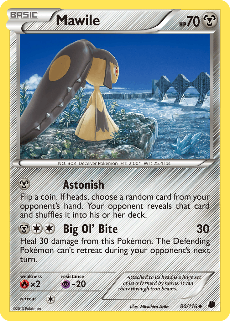 Mawile — Plasma Freeze Pokémon TCG card by Mitsuhiro Arita