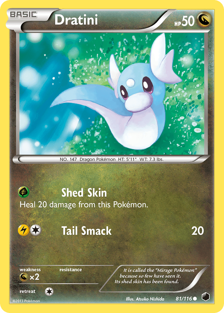 Dratini — Plasma Freeze Pokémon TCG card by Atsuko Nishida