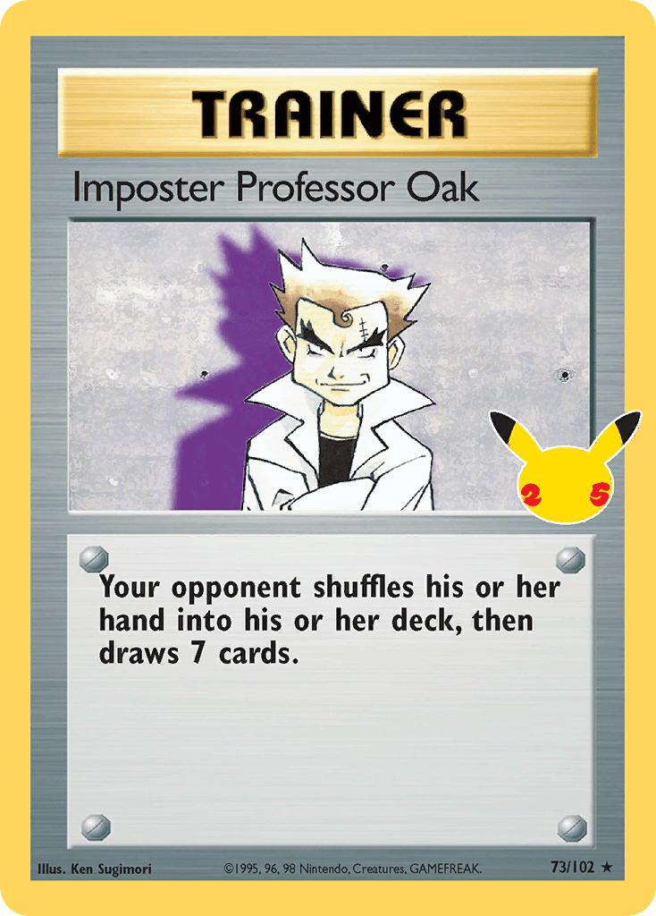 Imposter Professor Oak — Base Set Pokémon TCG card by Ken Sugimori