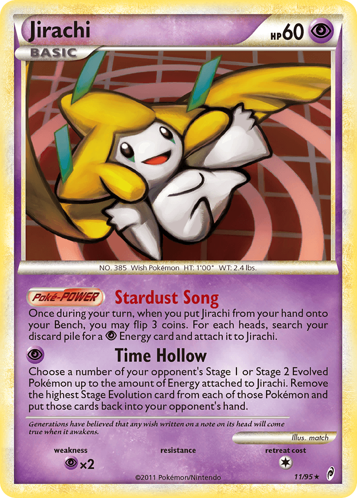 Jirachi — Call of Legends Pokémon TCG card by match