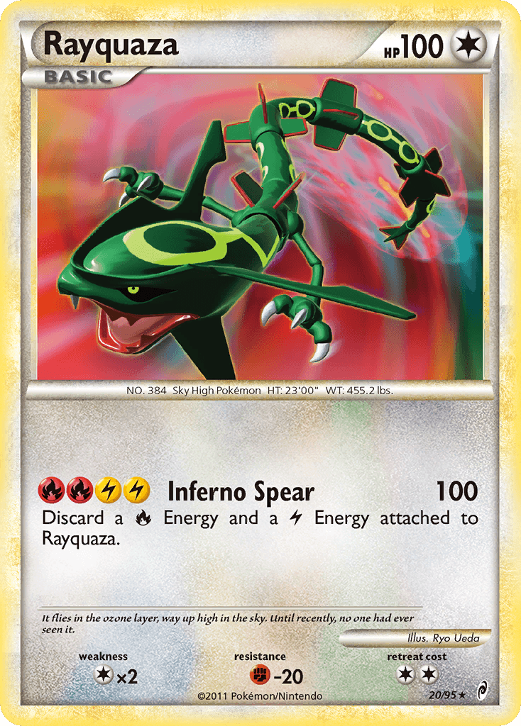 Rayquaza — Call of Legends Pokémon TCG card by Ryo Ueda