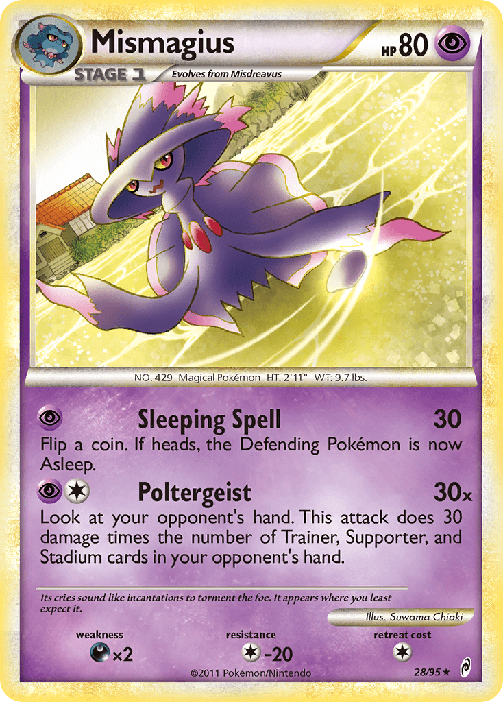 Mismagius — Call of Legends Pokémon TCG card by Suwama Chiaki