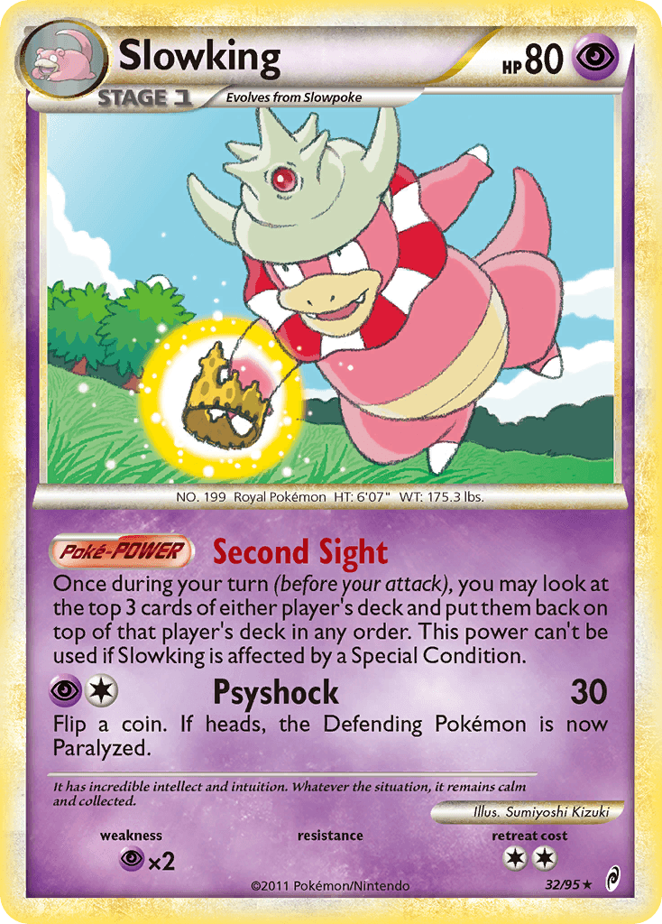 Slowking — Call of Legends Pokémon TCG card by Sumiyoshi Kizuki