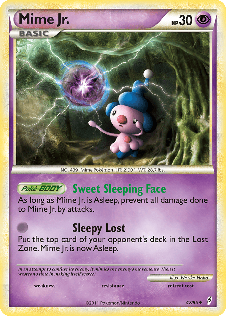 Mime Jr. — Call of Legends Pokémon TCG card by Noriko Hotta