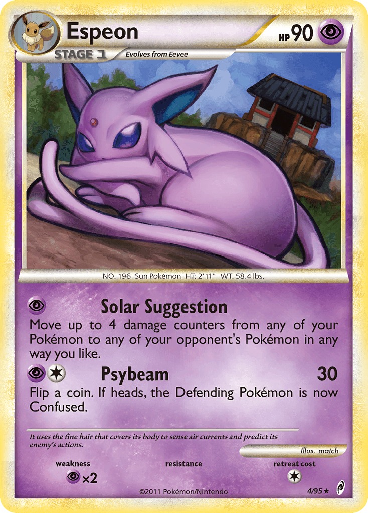 Espeon — Call of Legends Pokémon TCG card by match