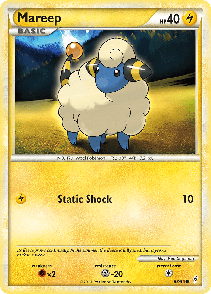 Mareep — Call of Legends Pokémon TCG card by Ken Sugimori