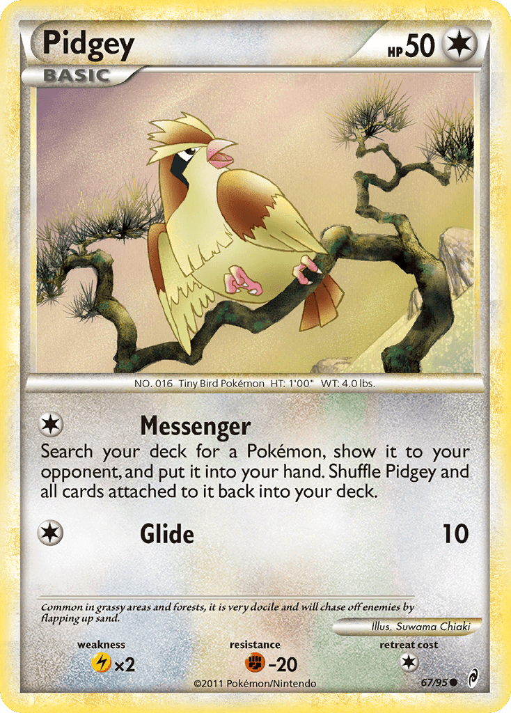 Pidgey — Call of Legends Pokémon TCG card by Suwama Chiaki