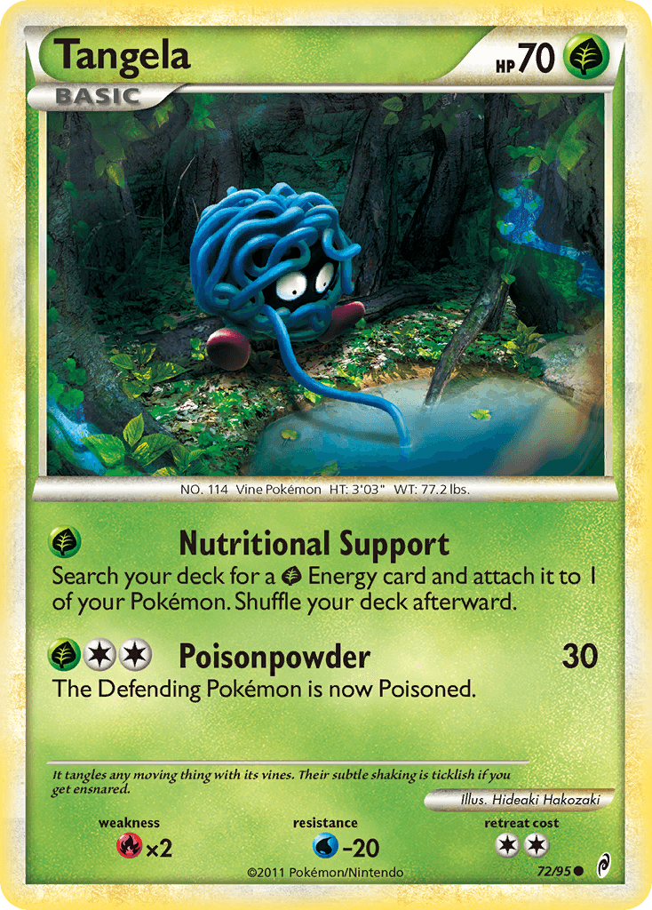 Tangela — Call of Legends Pokémon TCG card by Hideaki Hakozaki