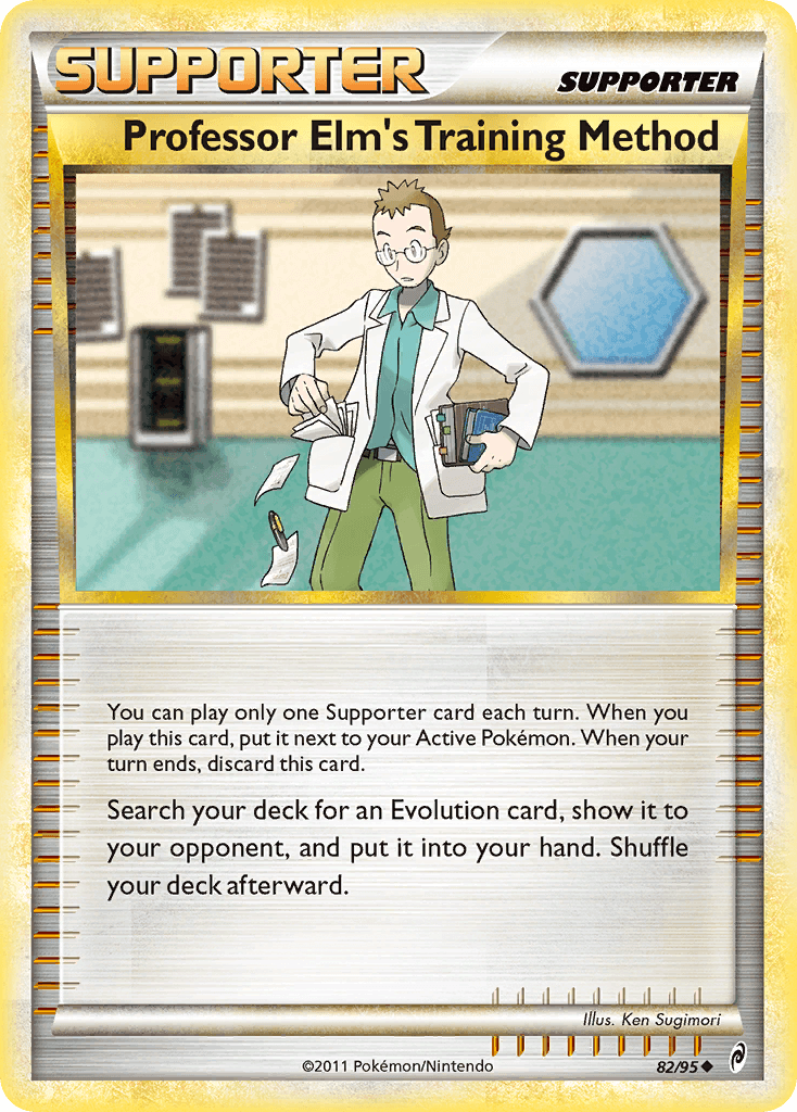 Professor Elm's Training Method — Call of Legends Pokémon TCG card by Ken Sugimori